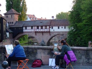 Le nostre pittrici in trasferta in Germania a Norimberga